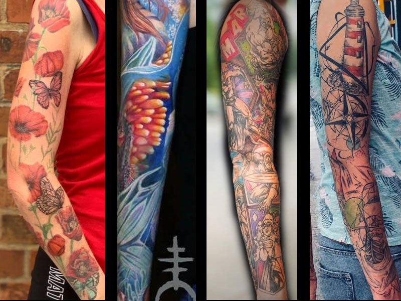 Ganzer arm motive männer tattoo Tattoos Ganzer