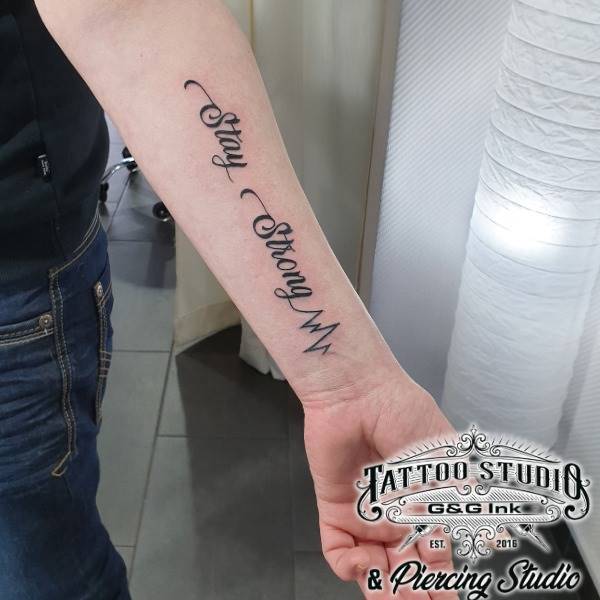 Lettering tattoo