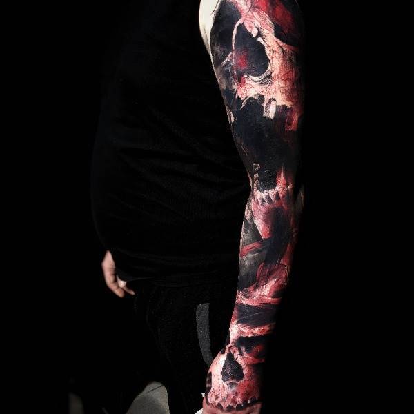 Skull sleeve