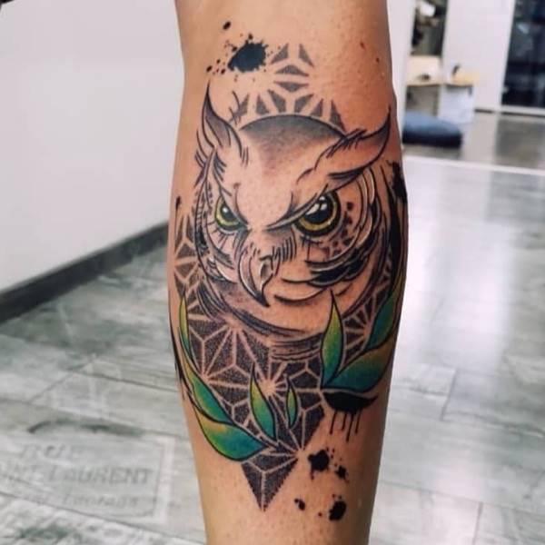 Owl dotwork