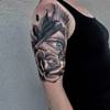 Auge Rose Kombination Tattoo