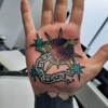 Palm tattoo