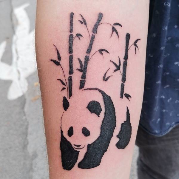 Negative Space Panda