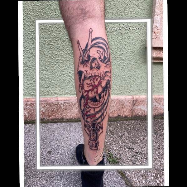 Drummer Skull