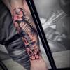 GEISHA TATTOO UNTERARM
